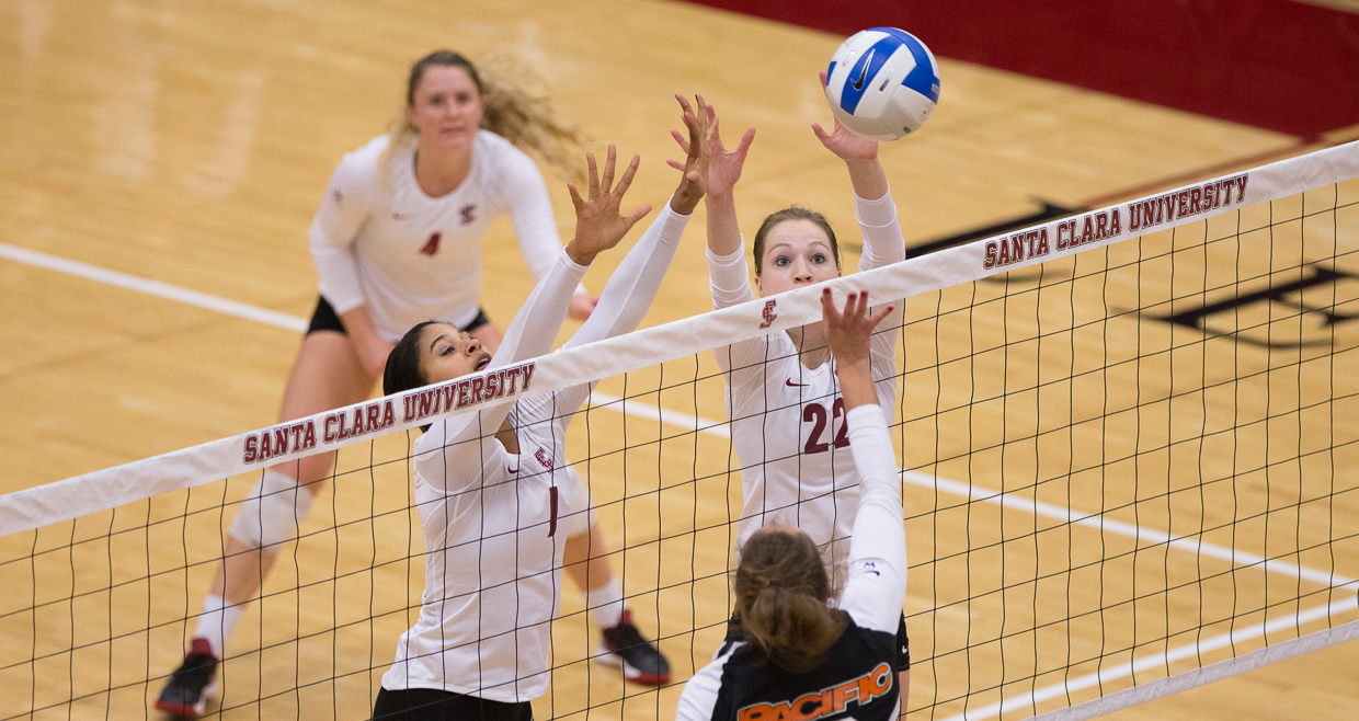 Volleyball Falls In Three At Pacific