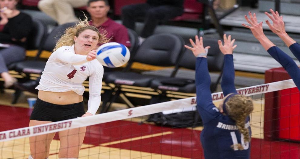 After Leading Team to Victories Over League's Top Two Teams, Volleyball's Hess Named WCC Player of the Week