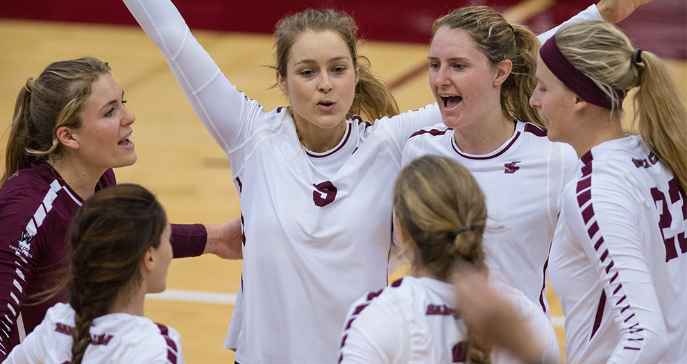 Volleyball Caps Regular Season with 3-1 Win at Pacific