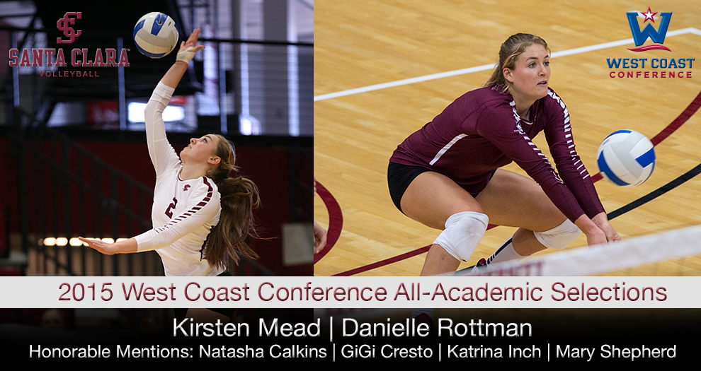Volleyball Leads WCC with Program Record Six All-Academic Honorees