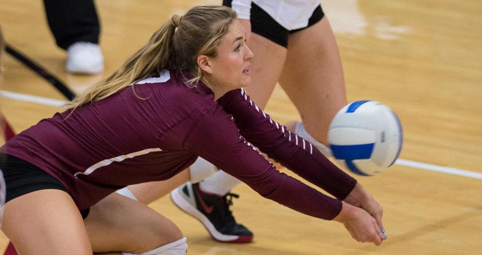 Volleyball’s Three Career Efforts not enough in Loss at Portland