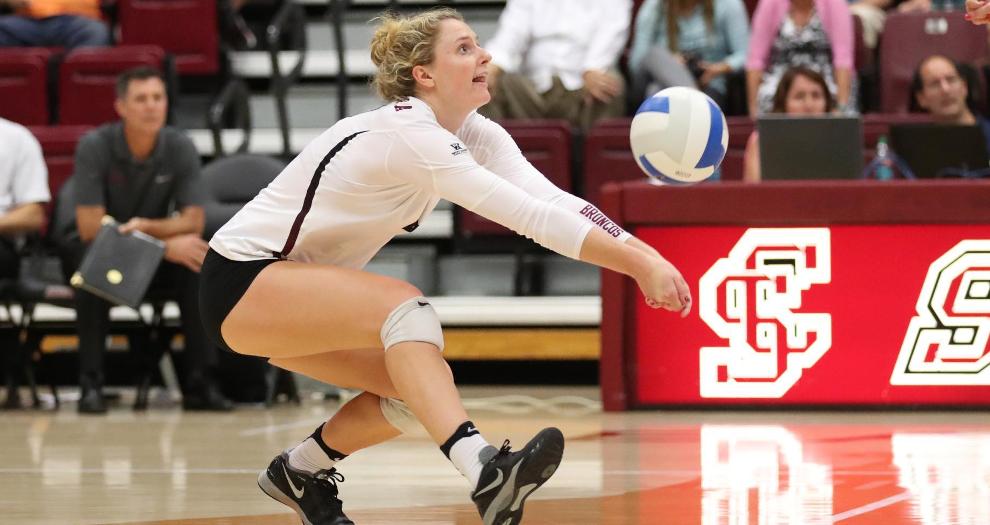 Volleyball Falls to Pacific in Five-Set Heartbreaker in Home Opener