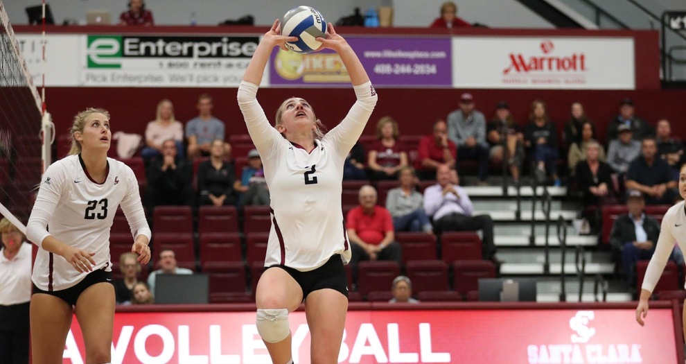 Volleyball Goes the Distance, Tops Saint Mary's on Saturday