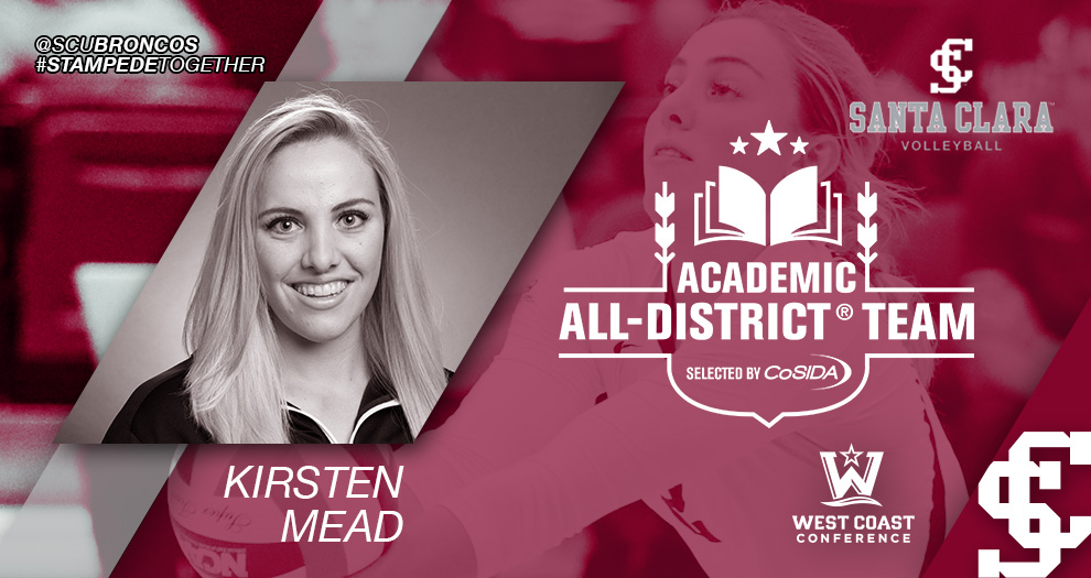 Mead Selected to CoSIDA Academic All-District® 8 Volleyball First Team