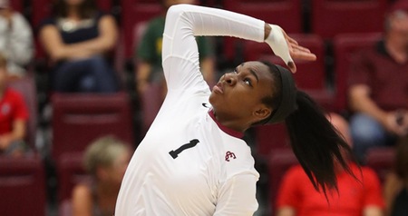 Ngozi Nwabuzoh had a career-high eight kills to lead the Bronco offense on Thursday night.