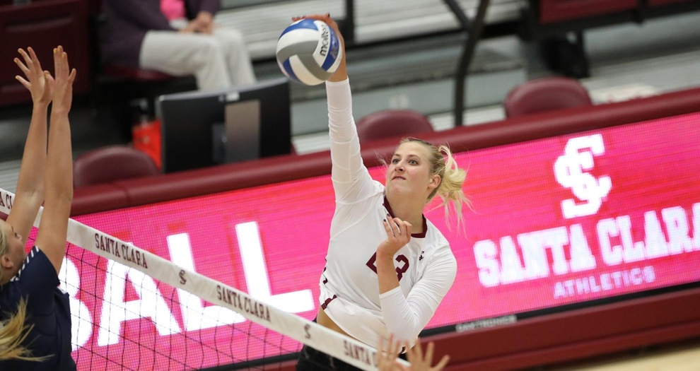 Volleyball Unable to Complete Comeback Against Gonzaga, Falls in Five Sets