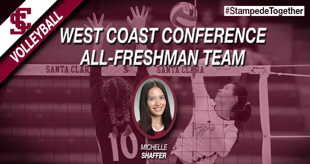 Volleyball’s Shaffer Named to West Coast Conference All-Freshman Team