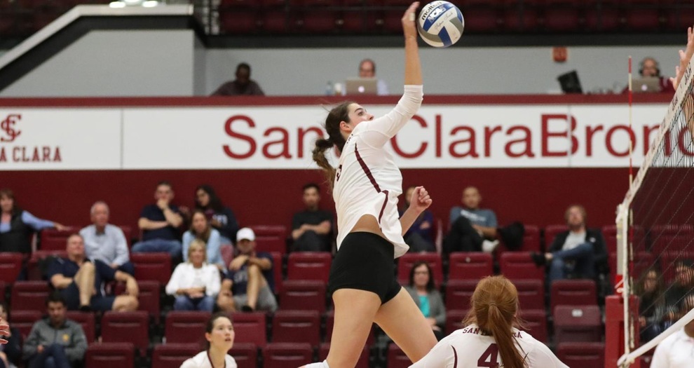 Volleyball Falls in Four Sets at San Diego on Saturday