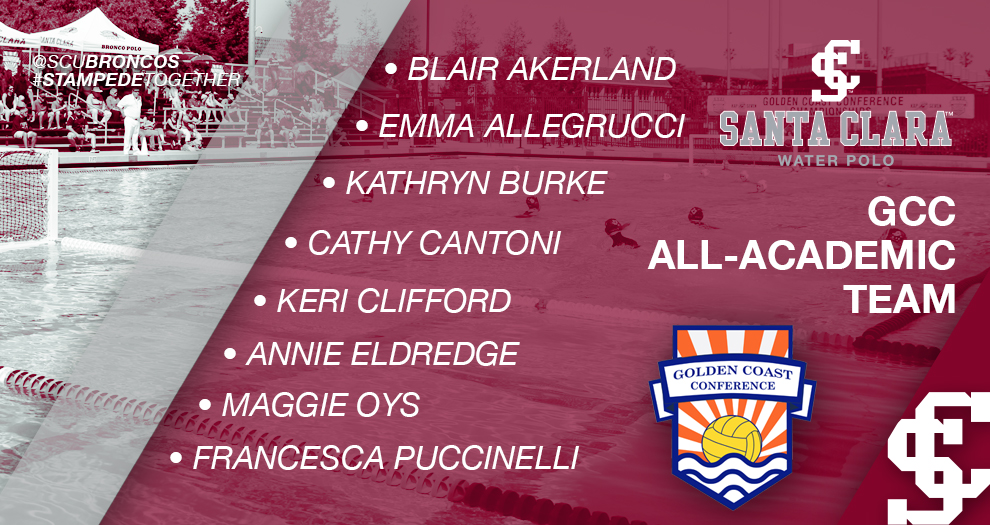 Women's Water Polo Lands Eight on GCC All-Academic Team