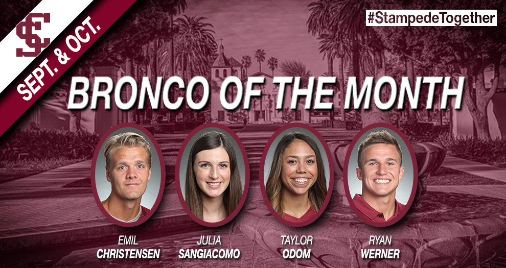 SAAC September and October Broncos of the Month Announced