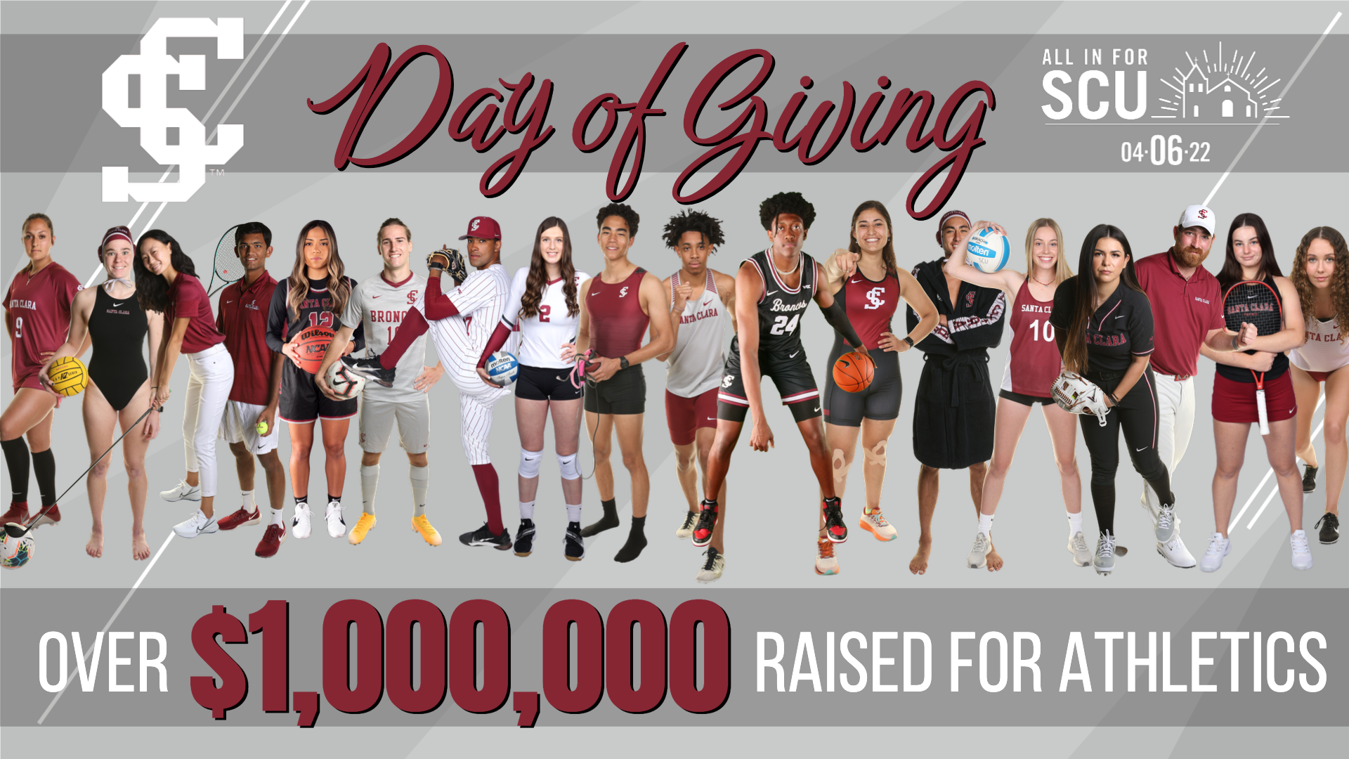 Athletics Has Historic Day of Giving