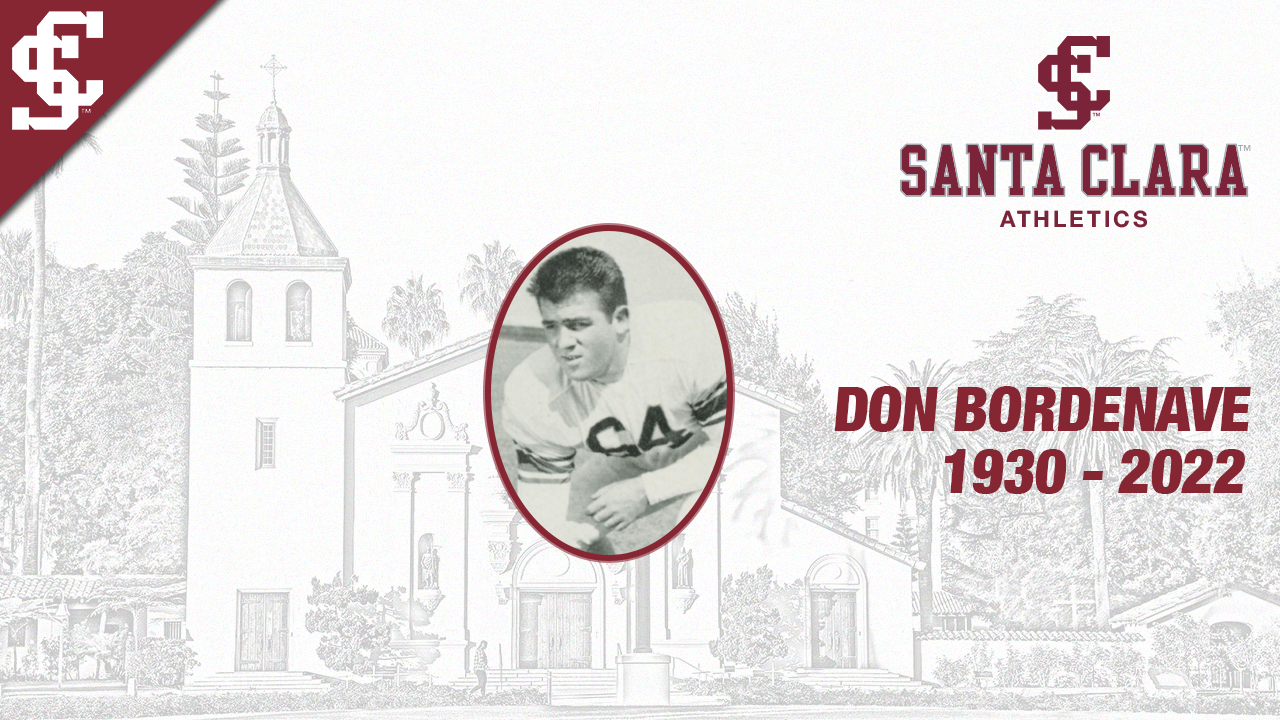 Don Bordenave (1930-2022), Santa Clara Hall of Fame Football Star and Coach