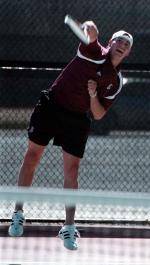 Cox Concludes Career with End of Men's Tennis Season
