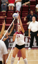 Kelley And Lowe's Double Digit Kills Lead Broncos To 3-0 Sweep Of Bulldogs