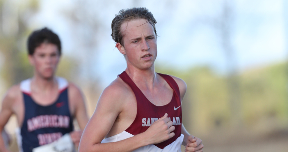 Brennan Lagerstrom was one of four Broncos that set a personal-best mark at 800m on Friday.
