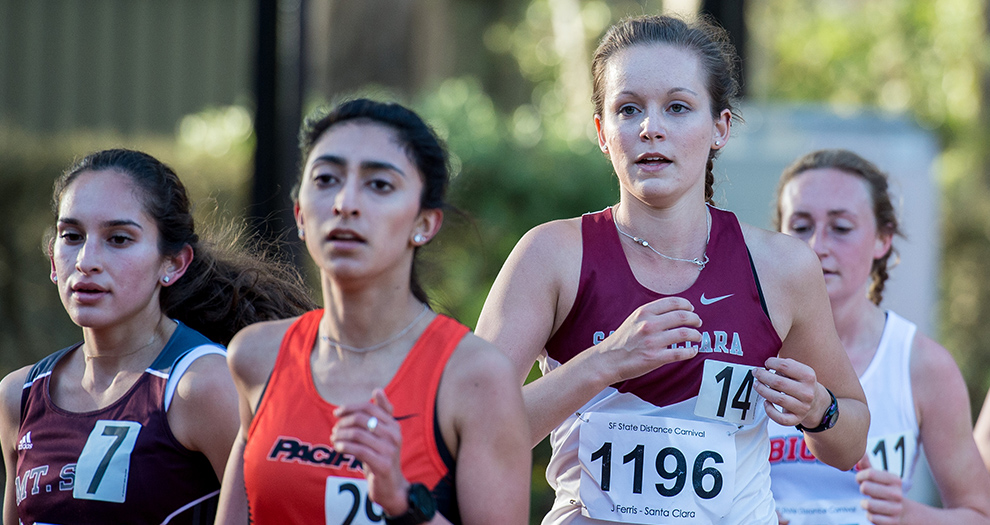 Jamie Ferris (14) is one of 11 women's runners set to compete at 5,000 meters on Friday night at Chabot College.