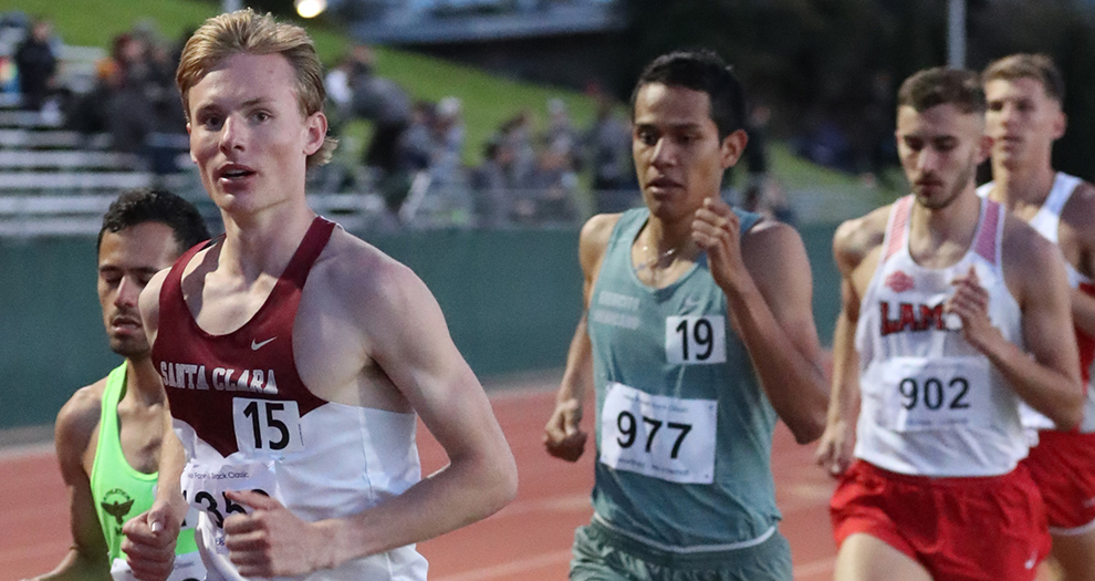 Jack Davidson's 1,500-meter 3:47.59 marks the fifth time a Bronco has program a program record in 2019.