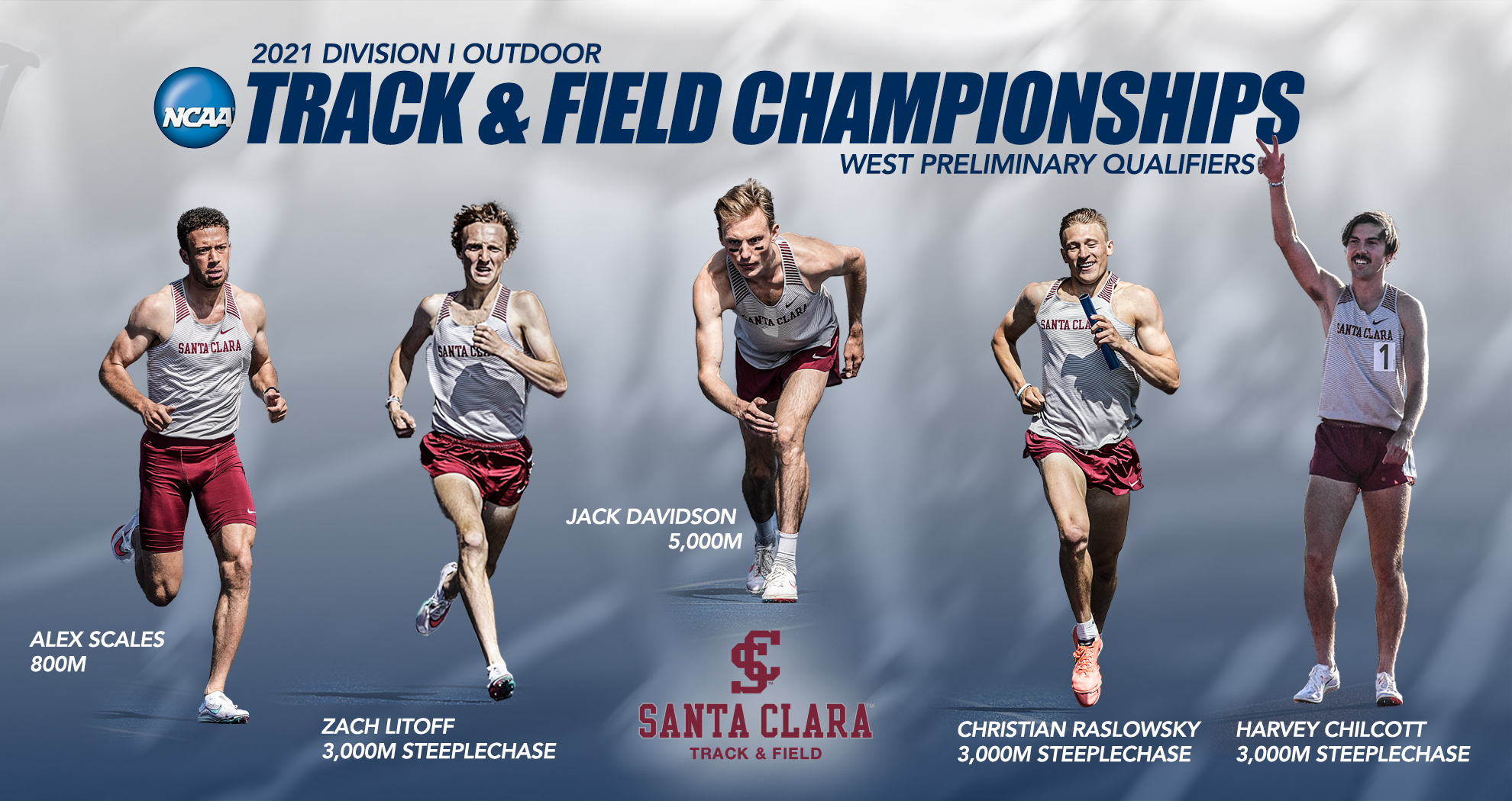 Program-Record Five Track & Field Runners Qualify for NCAA Championship West Preliminary Meet