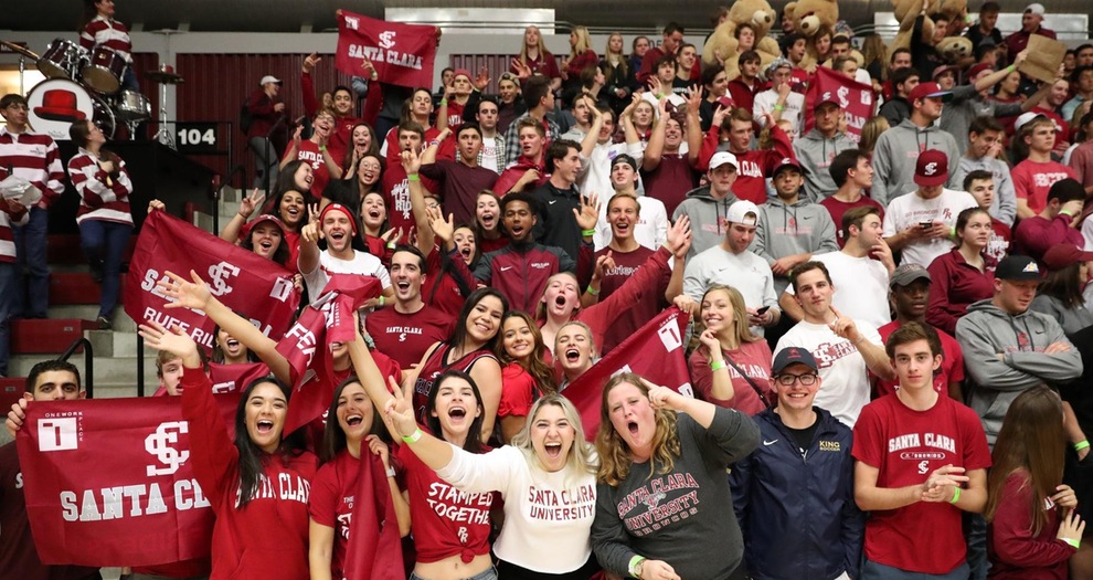 Student section in Leavey Center.