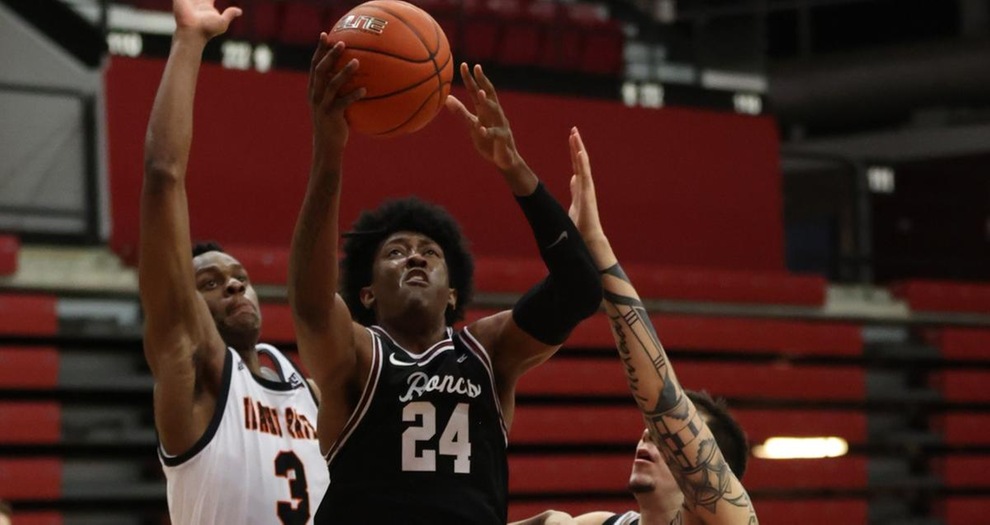 Men's Basketball Continues Play in Bronco Invitational, Faces UC Davis on Friday