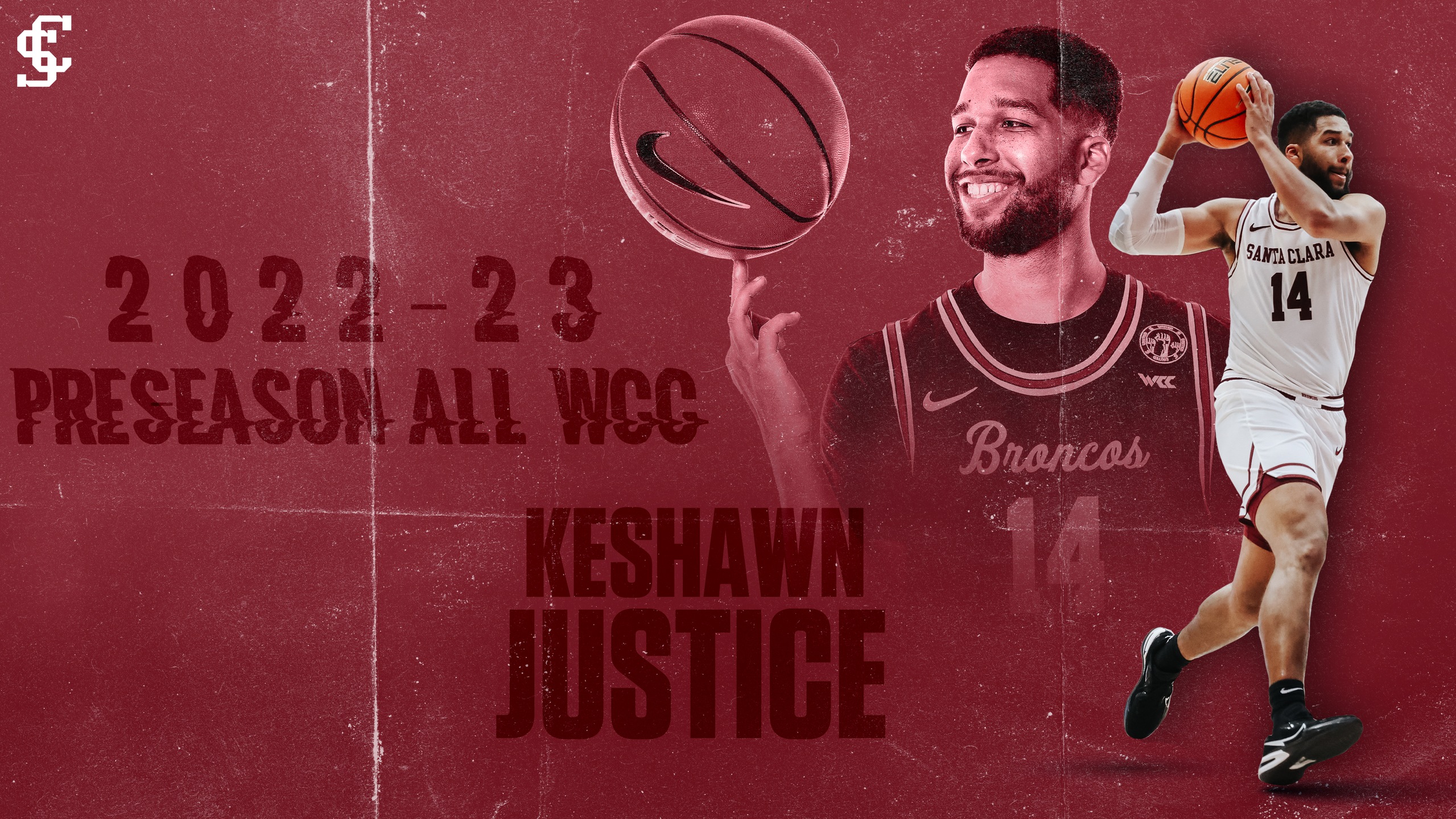 Keshawn Justice Named Preseason All-WCC