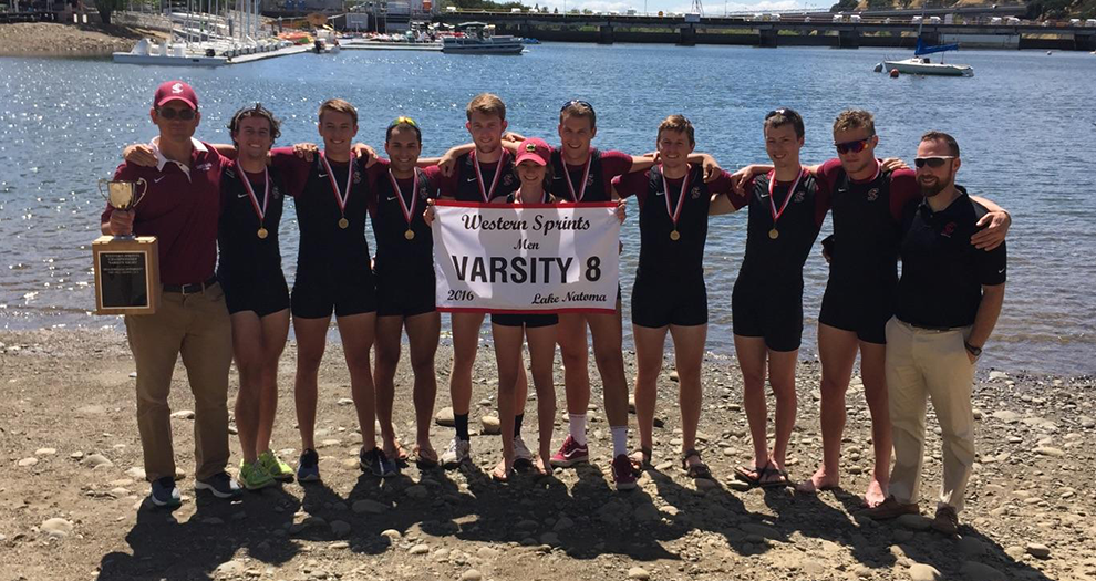 Santa Clara's Varsity 8 boat is off to the IRA National Championship Regatta for the second straight year.