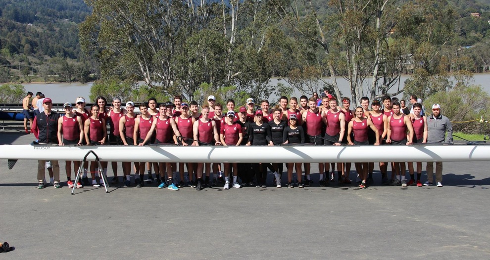 Men's Rowing Sweeps UC Davis in Six Races