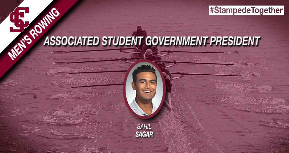 Sahil Sagar of Men's Rowing Voted Associated Student Government President