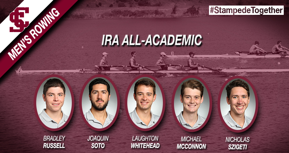 Five Men's Rowers Bring Home IRA All-Academic