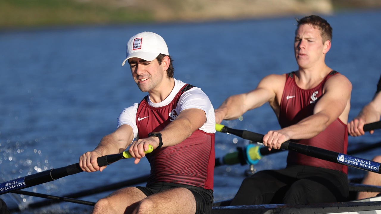 Men's Rowing Qualifies for National Championships With Good Day at Western Sprints