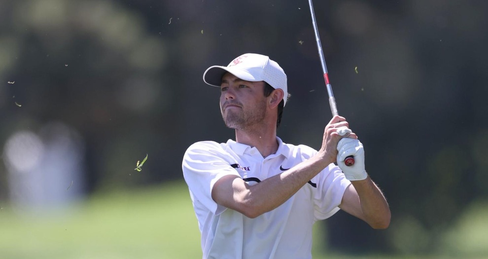 Men's Golf Improves Scoring, Remains in Seventh at WCC Championship
