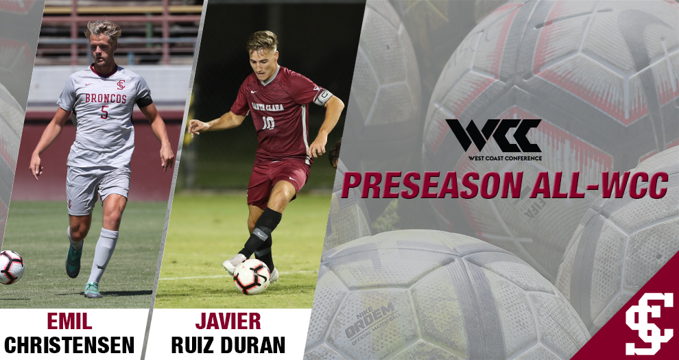 Ruiz Duran and Christensen Named Preseason All-WCC