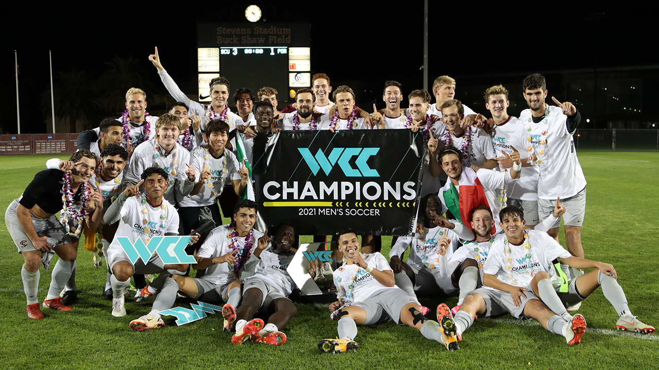 Men’s Soccer Defeats Portland to Claim WCC Championship on Senior Day
