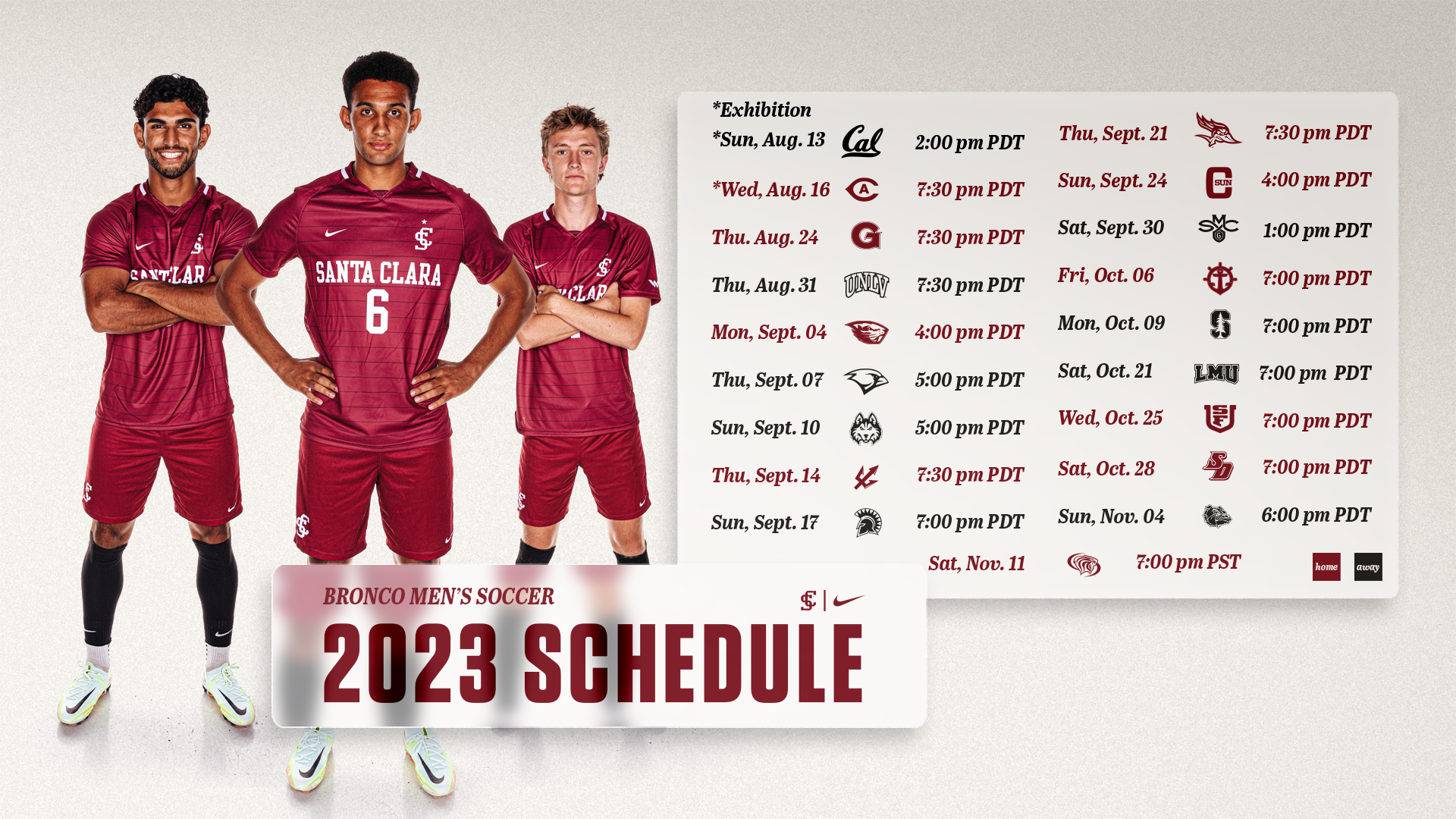 Men’s Soccer Announces 2023 Schedule