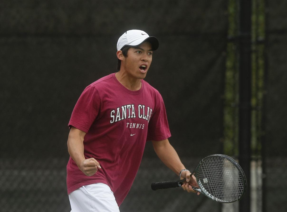 No. 67 Bronco Men's Tennis Tops LMU in Thrilling, Come-From-Behind Win