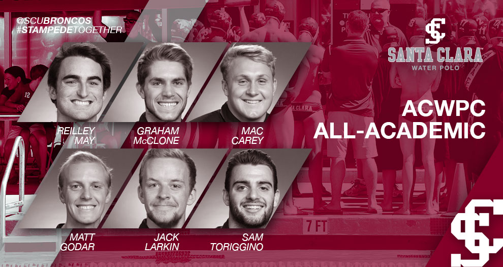 Six Men's Water Polo Players Named ACWPC All-Academic