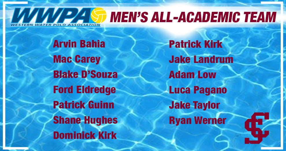 Men’s Water Polo Had 13 Student-Athletes Named to WWPA All-Academic Team