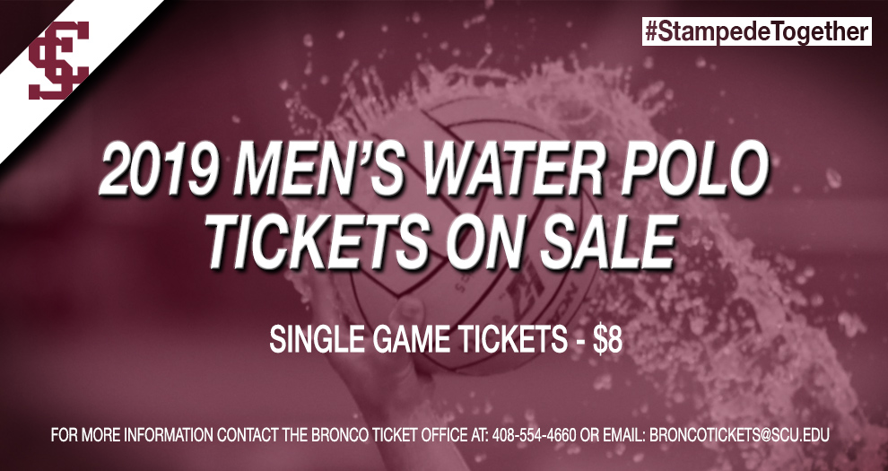 Tickets for the 2019 Men's Water Polo Season On Sale