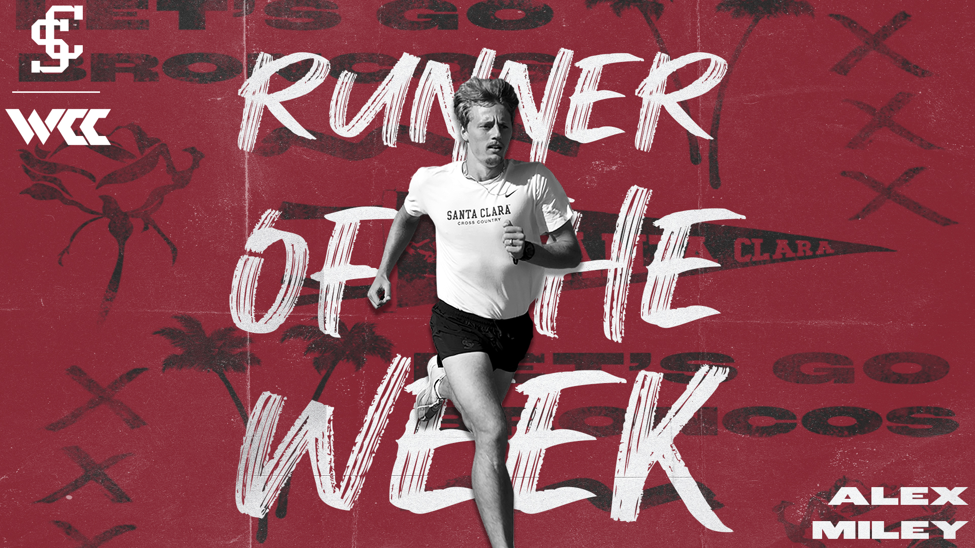 Alex Miley Named WCC Men's Runner of the Week