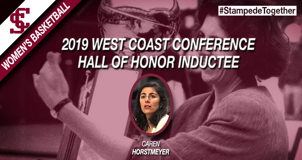 Former Women's Basketball Player, Head Coach Horstmeyer to Enter WCC Hall of Honor