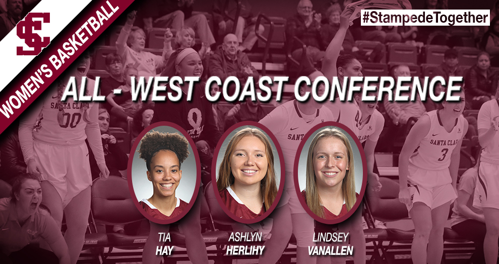 Three Women's Basketball Players Nab All-WCC Honors