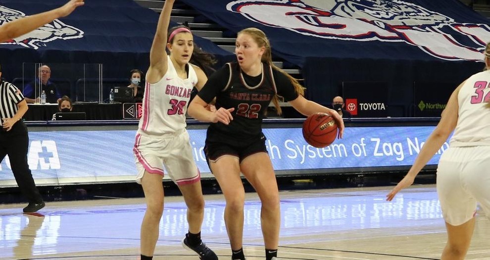 First Half Woes Too Much to Overcome for Women's Basketball at No. 17 Gonzaga