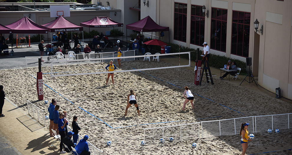 2019 marks the second season of beach volleyball matches being held on the Santa Clara campus.