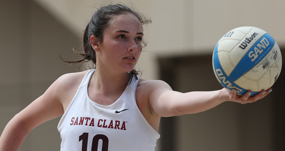 Alex Anthony delivered the dual-clinching kill for Santa Clara at No. 3 on Saturday afternoon.