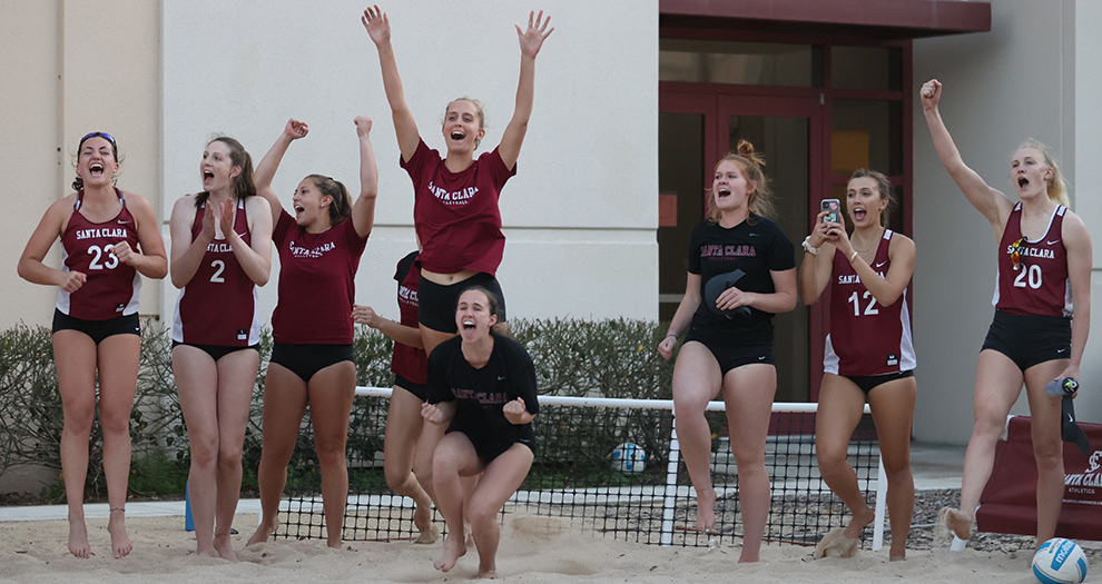 Beach Volleyball Wins First Dual at SCU in Program History