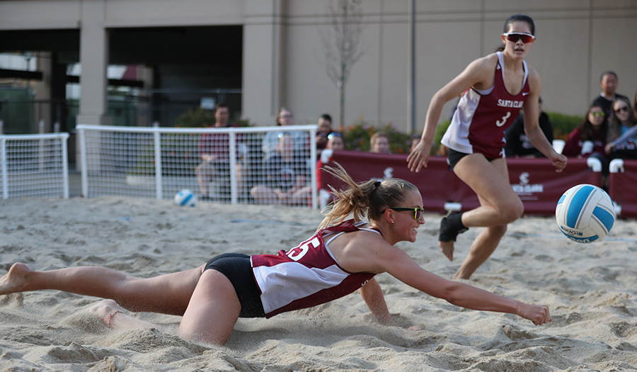 Kathryn Decker/Michelle Shaffer took the second set of their match at the top spot on Tuesday.