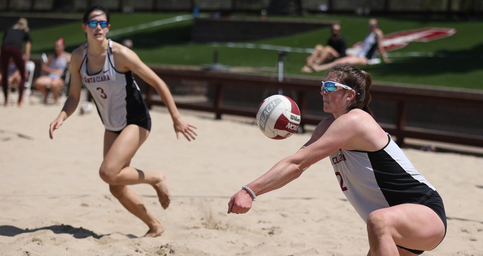 Beach Volleyball Drops a Pair to Close Regular Season