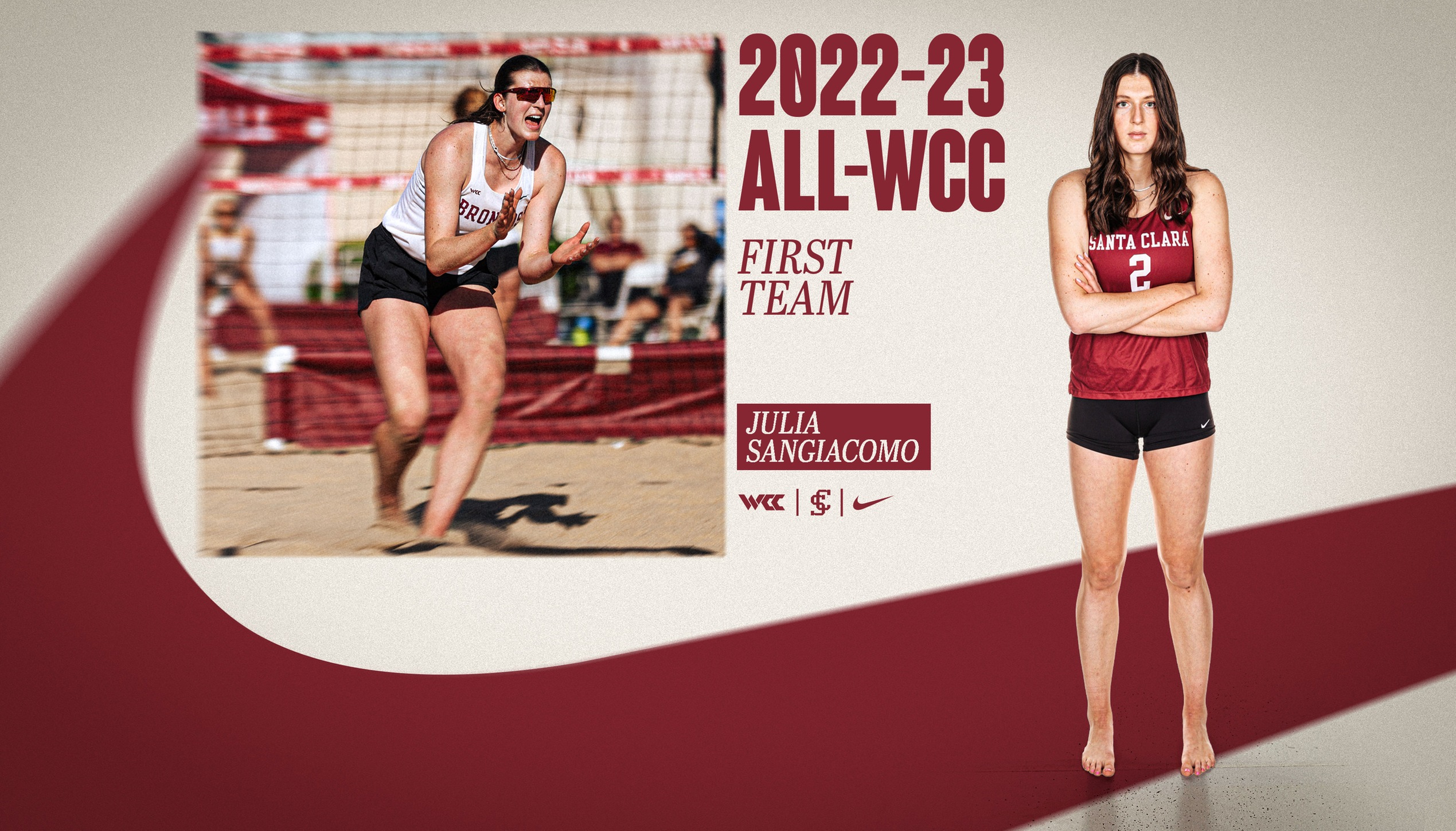 Four Broncos Garner All-WCC Beach Volleyball Awards