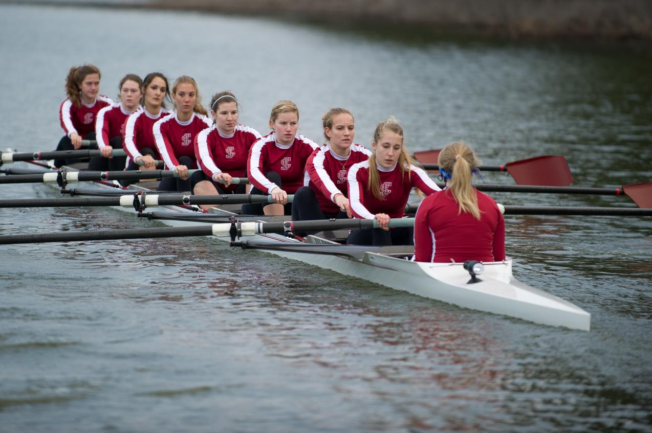 Intense Month of Racing Begins for SCU Women's Rowing