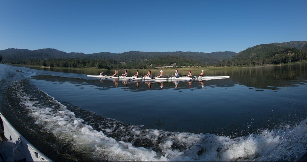 Women's Rowing Finishes Races Against Saint Mary's Humboldt State